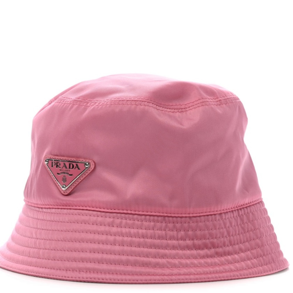 Pink Prada Bucket hat